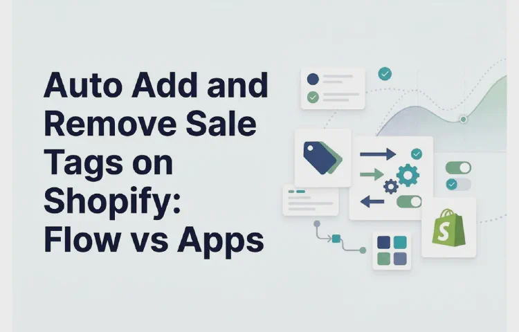 Auto Add and Remove Sale Tags on Shopify: Flow vs Apps