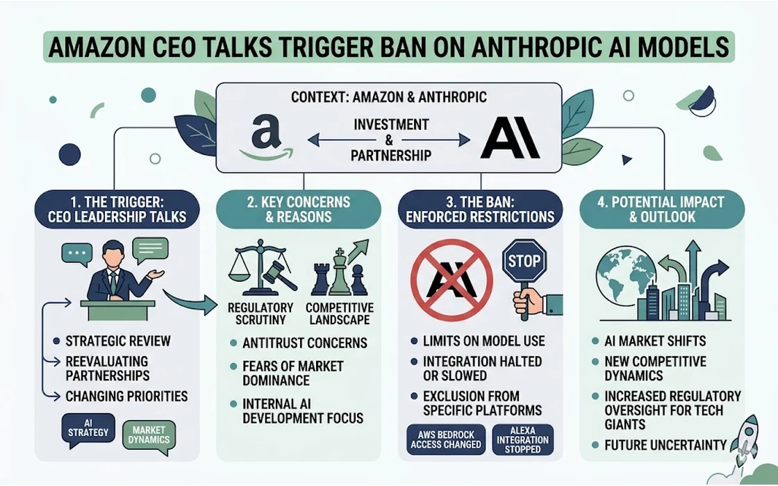 Amazon CEO Talks Trigger Ban on Anthropic AI Models