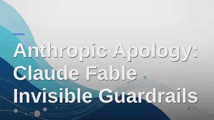 Anthropic Apology: Claude Fable Invisible Guardrails
