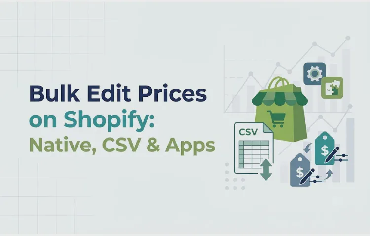 Bulk Edit Prices on Shopify: Native, CSV & Apps