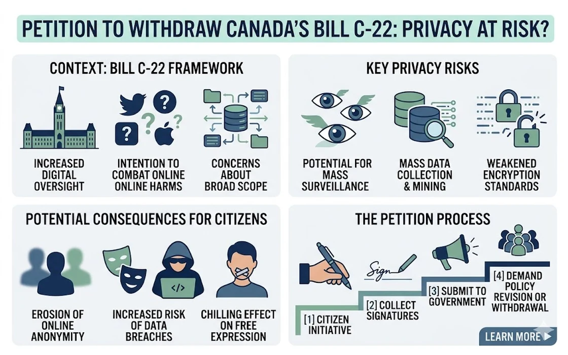 Petition to Withdraw Canada&rsquo;s Bill C-22: Privacy at Risk?