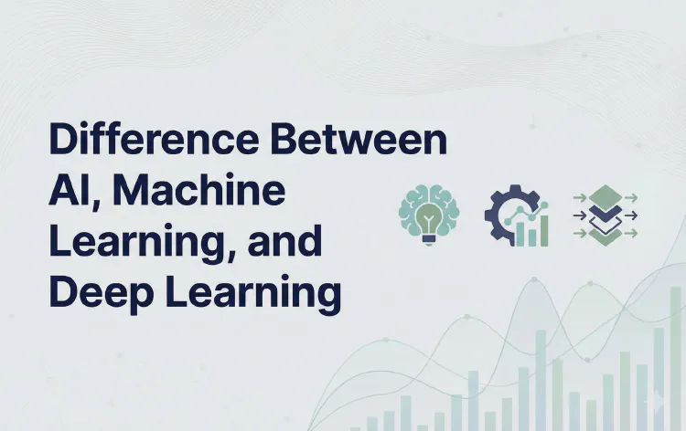 Difference Between AI, Machine Learning, and Deep Learning