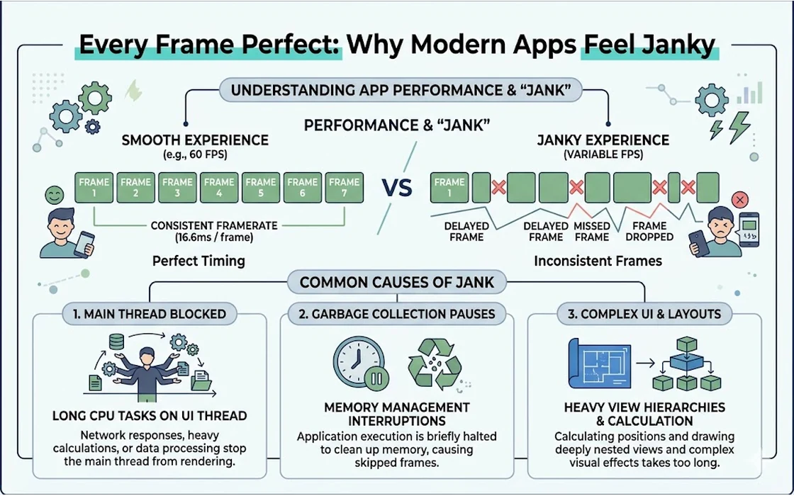Every Frame Perfect: Why Modern Apps Feel Janky