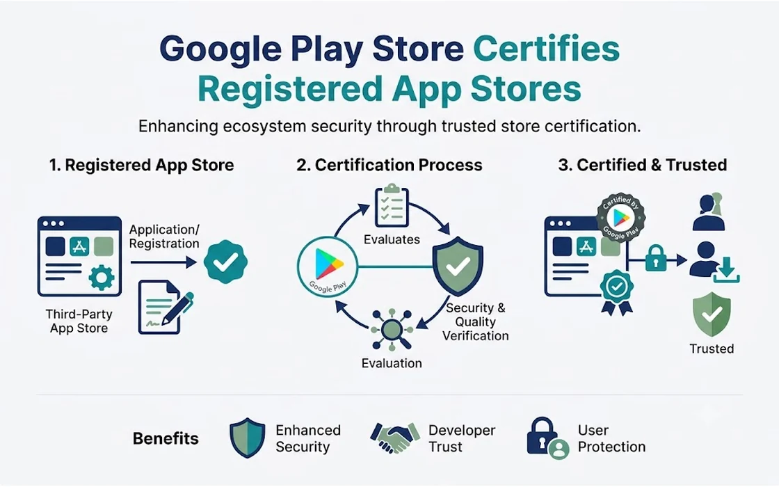 Google Play Store Certifies Registered App Stores