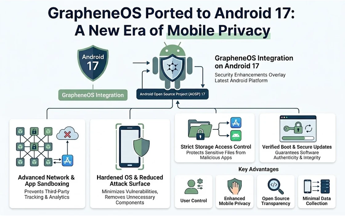 GrapheneOS Ported to Android 17: A New Era of Mobile Privacy