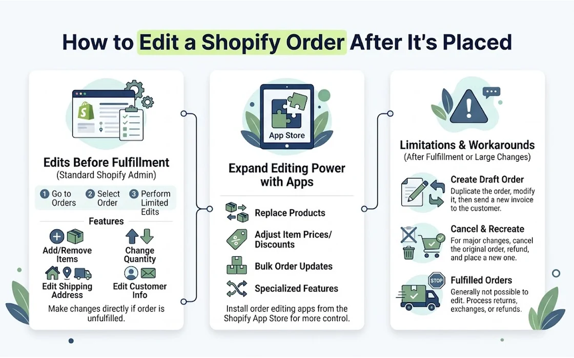 How to Edit a Shopify Order After It&rsquo;s Placed