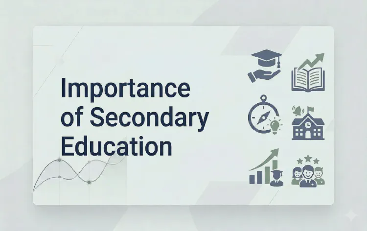 Importance of Secondary Education