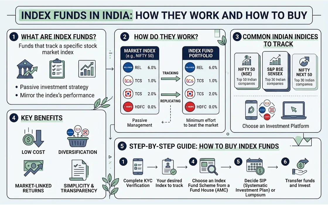 Index Funds in India: How They Work and How to Buy
