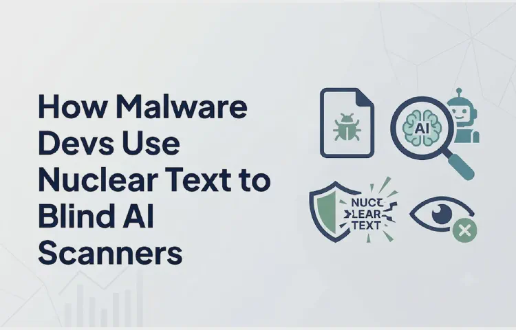 How Malware Devs Use Nuclear Text to Blind AI Scanners