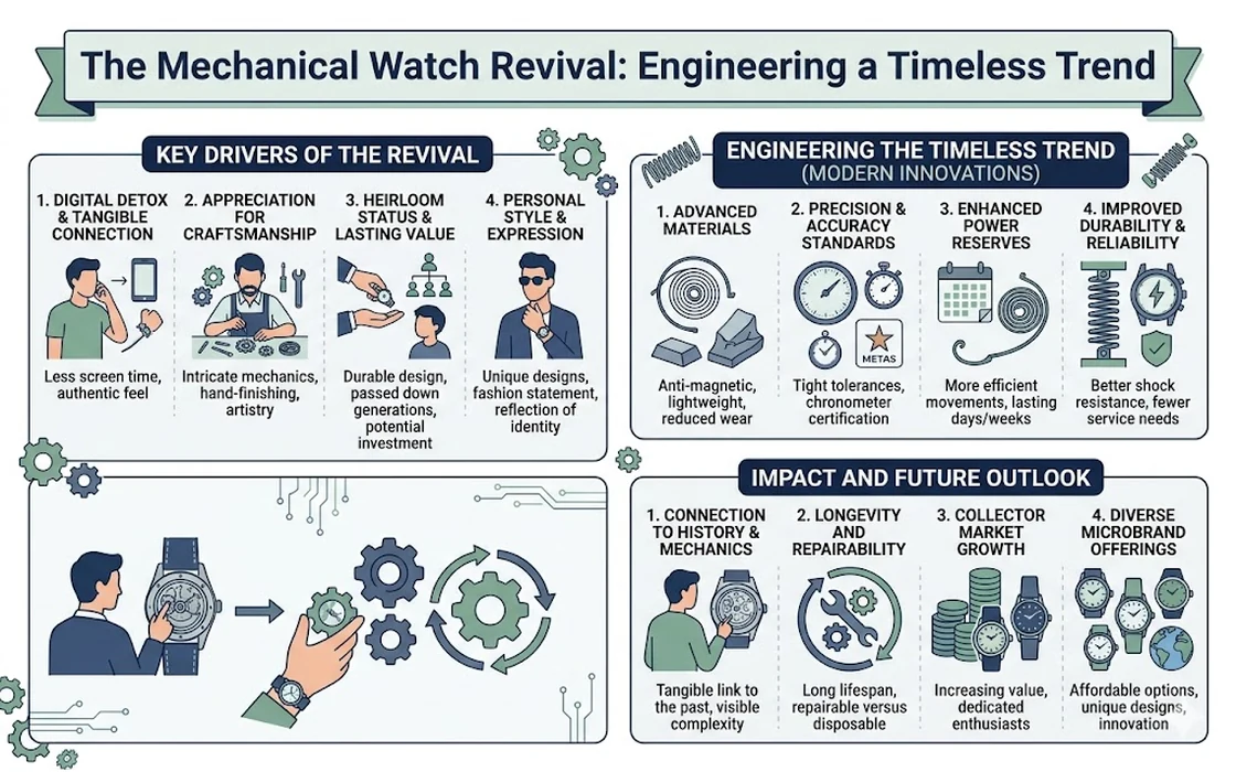 The Mechanical Watch Revival: Engineering a Timeless Trend