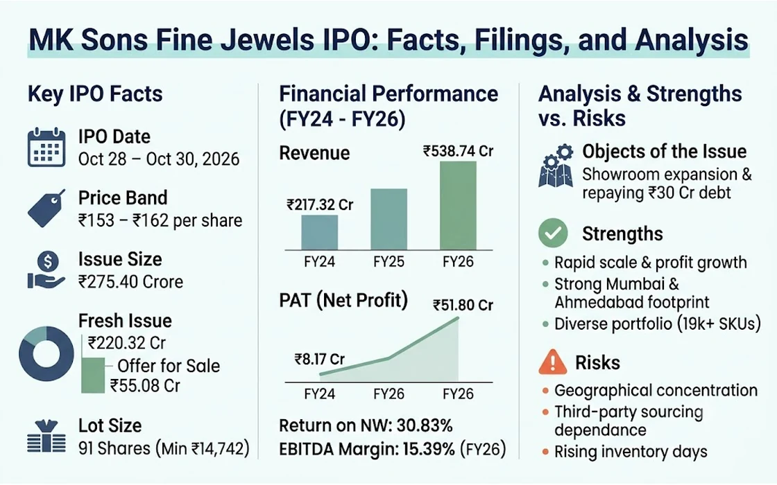 MK Sons Fine Jewels IPO: Facts, Filings, and Analysis