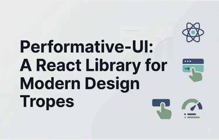 Performative-UI: A React Library for Modern Design Tropes