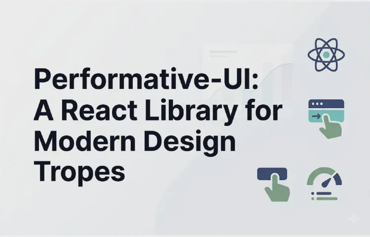 Performative-UI: A React Library for Modern Design Tropes