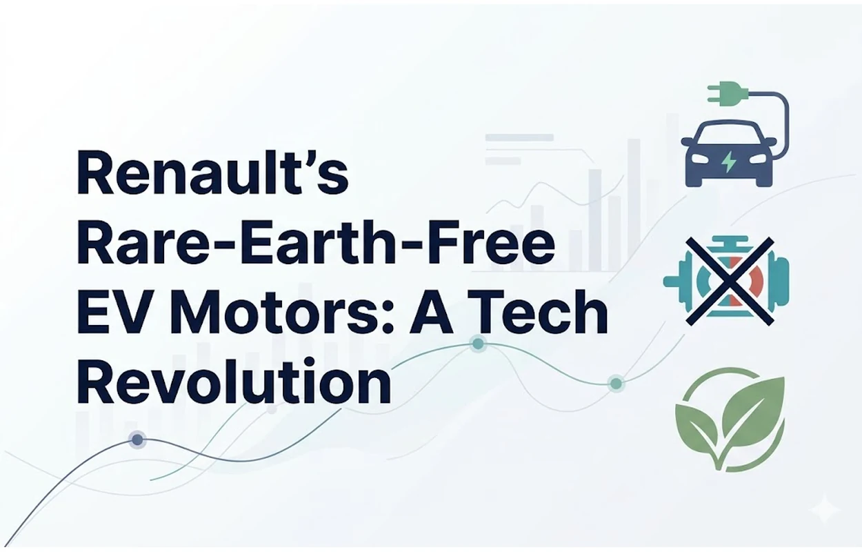 Renault's Rare-Earth-Free EV Motors: A Tech Revolution