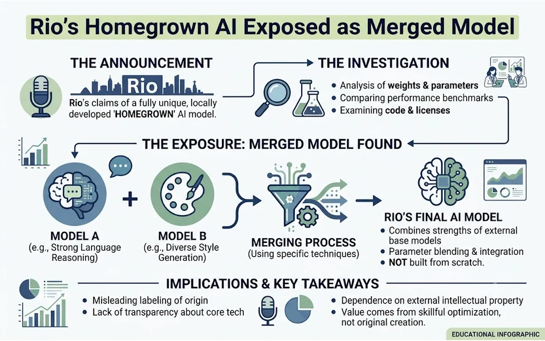 Rio&rsquo;s Homegrown AI Exposed as Merged Model