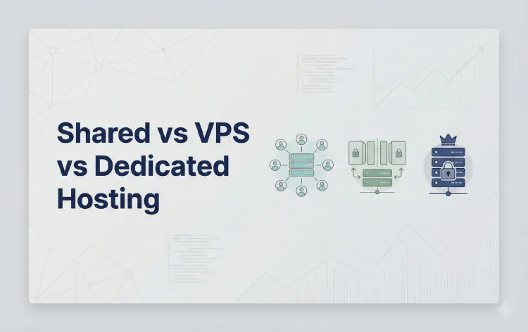 Shared vs VPS vs Dedicated Hosting