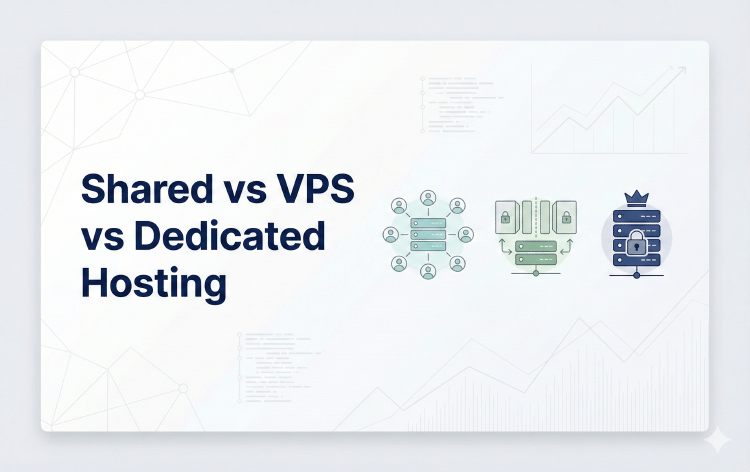 Shared vs VPS vs Dedicated Hosting