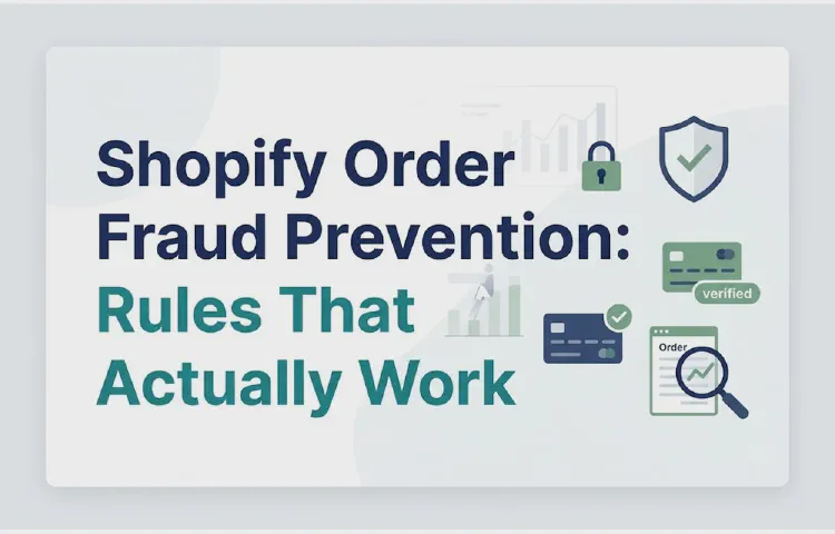 Shopify Order Fraud Prevention: Rules That Actually Work