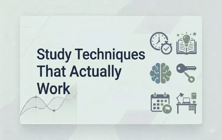 Study Techniques That Actually Work