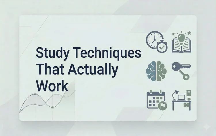 Study Techniques That Actually Work