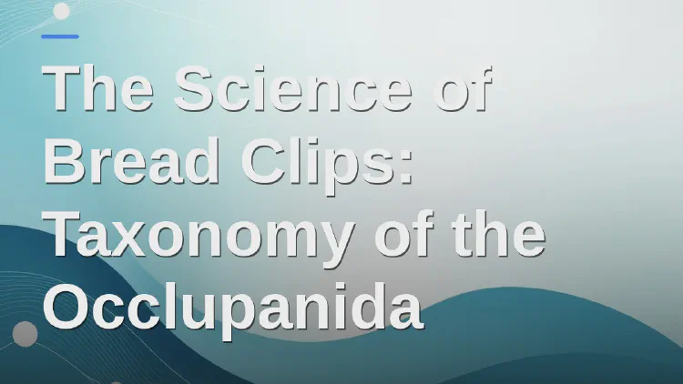 The Science of Bread Clips: Taxonomy of the Occlupanida