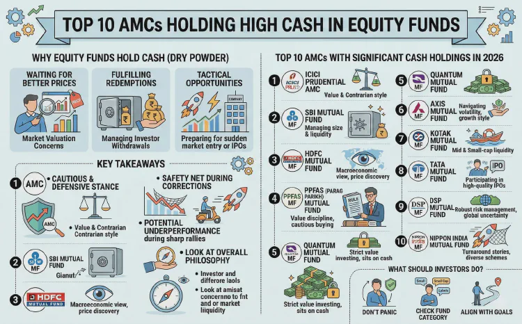 Best AMC for Mutual Fund: Top 10 Cash Holdings