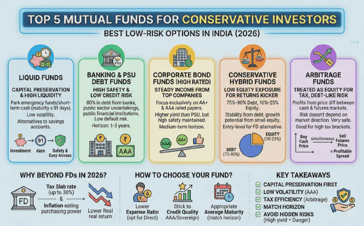 Best Mutual Funds for Conservative Investors