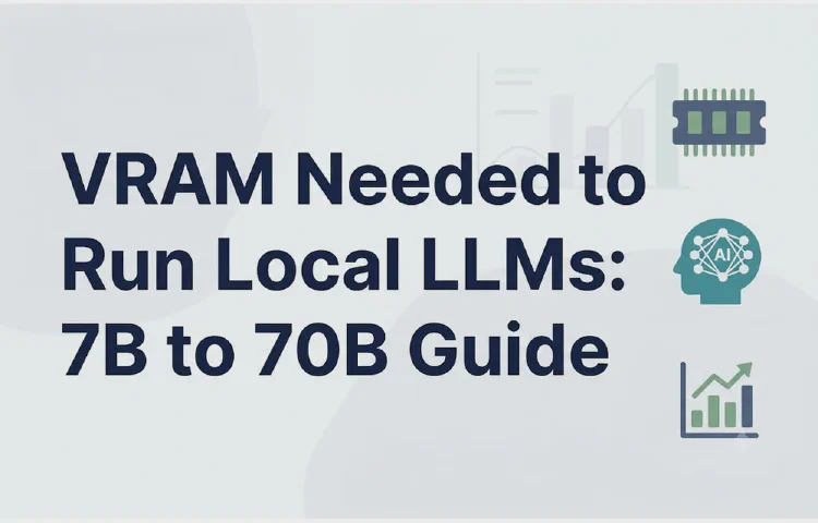 VRAM Needed to Run Local LLMs: 7B to 70B Guide