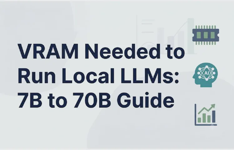 VRAM Needed to Run Local LLMs: 7B to 70B Guide