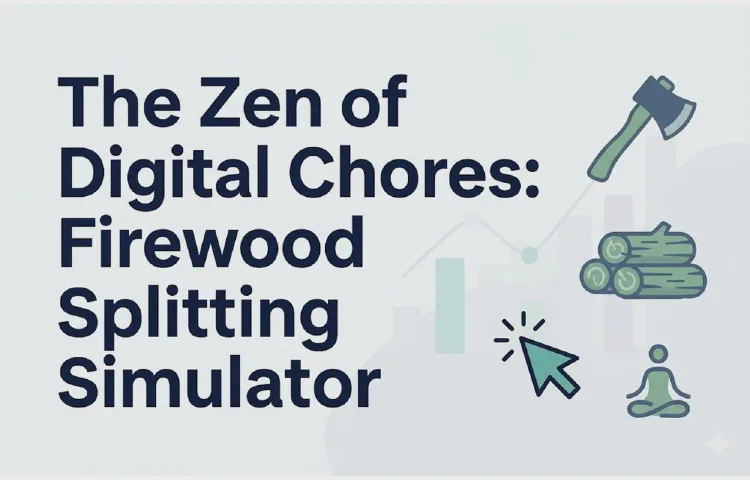 The Zen of Digital Chores: Firewood Splitting Simulator